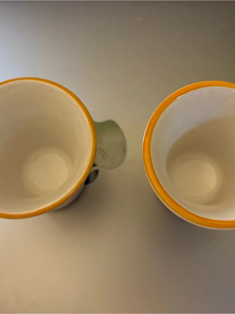 Hand-Painted Limoncello Lemon Pallini Ceramic Shot Glasses - Blue & Yellow